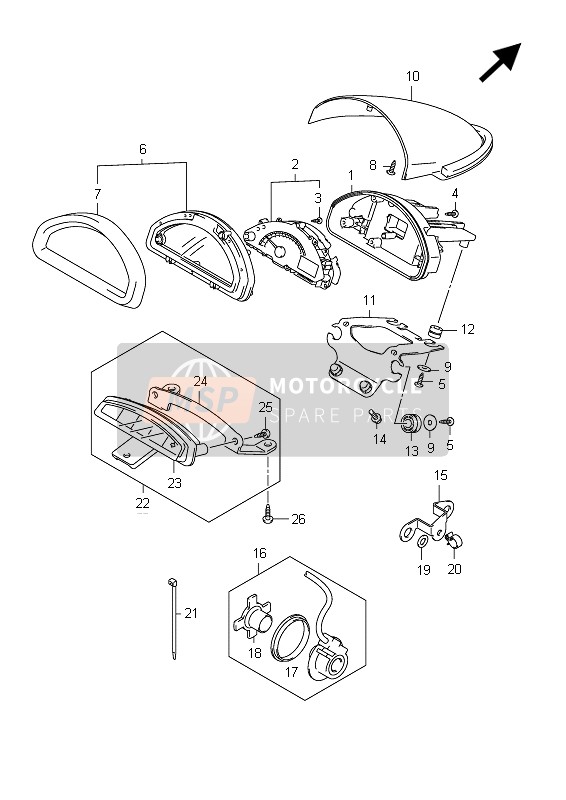 Speedometer (VZ800 E19)