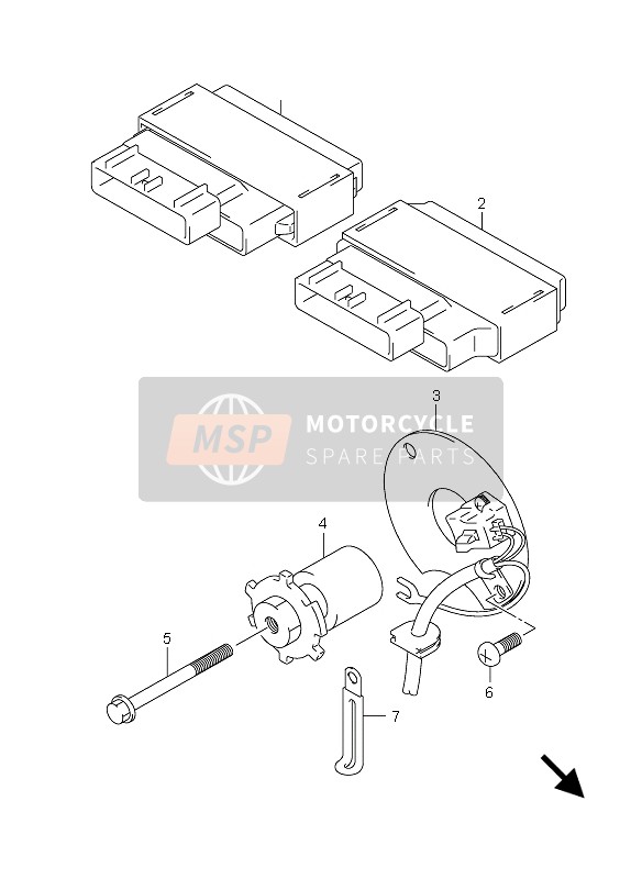 Suzuki GS500(E)(F) 2006 Generador de señales para un 2006 Suzuki GS500(E)(F)