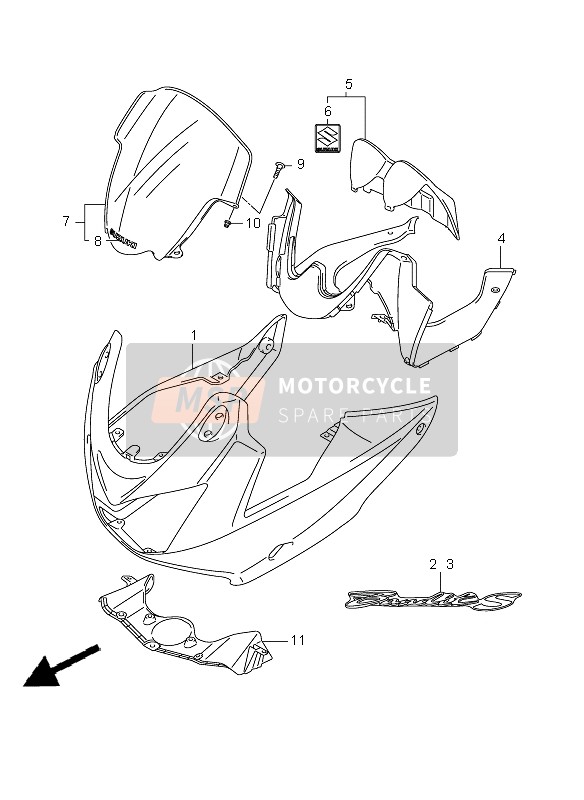 6828138G01CTG, Emblem,Cowl Bod, Suzuki, 0