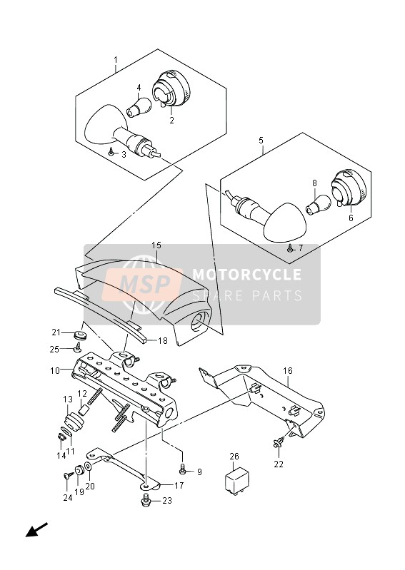 Rear Turn Signal Lamp