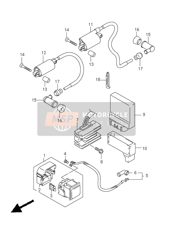 Suzuki VL125 INTRUDER 2006 Electrical for a 2006 Suzuki VL125 INTRUDER