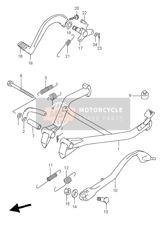 Suzuki GSX600F 1996 STÄNDER für ein 1996 Suzuki GSX600F