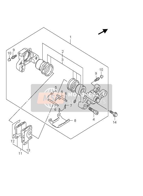 BREMSSATTEL HINTEN