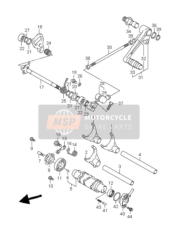 Suzuki GSX1400(Z) 2007 Gear Shifting for a 2007 Suzuki GSX1400(Z)