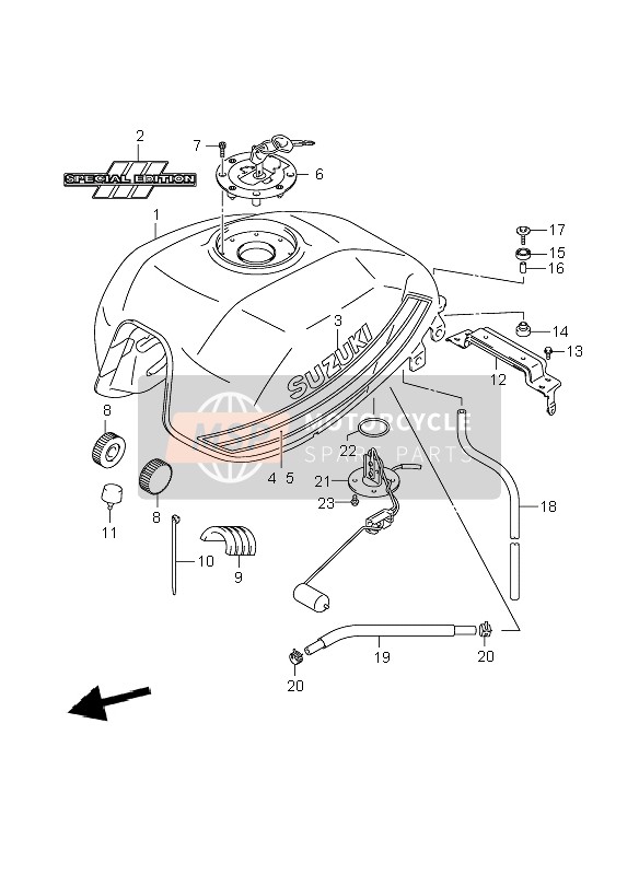 Fuel Tank (GSX1400Z)