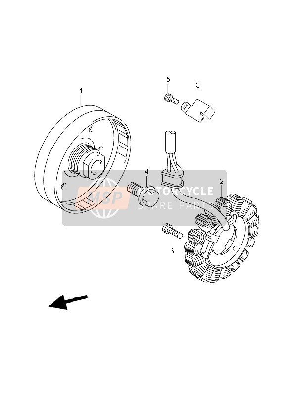 Suzuki GSX-R600 2007 Generator for a 2007 Suzuki GSX-R600