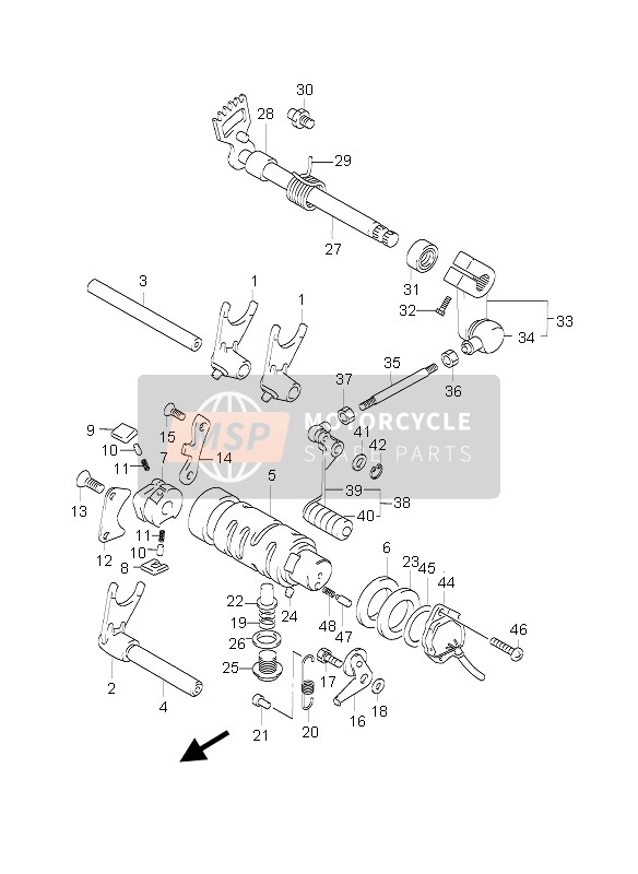 Suzuki GZ125 MARAUDER 2007 Gear Shifting for a 2007 Suzuki GZ125 MARAUDER