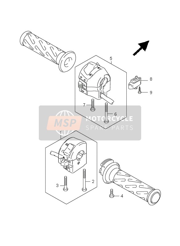 Interruptor de manija (SV650-U-UA)