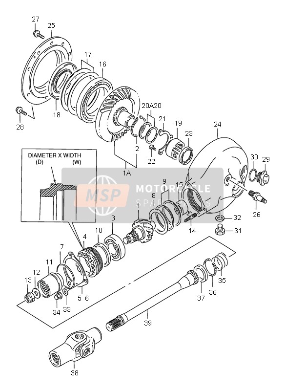 Propeller Shaft & Final Drive Gear