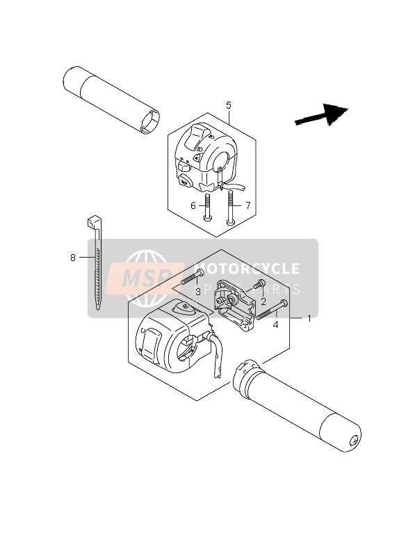 3740048G10, Switch Assy, Handle, Lh, Suzuki, 0