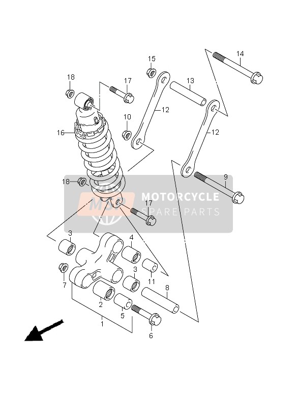 Rear Cushion Lever