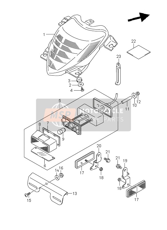 KOMBINATIONSLICHT HINTEN (VZR1800Z-ZU2)