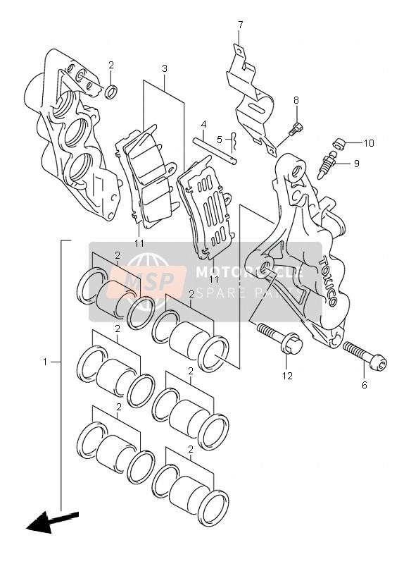 5930133870, Pad Set, Suzuki, 2