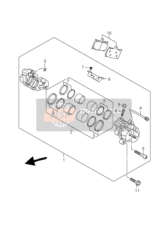  Moto Discovery Estante para bolsas blandas para Suzuki GSR 600  2006-2010 : Automotriz