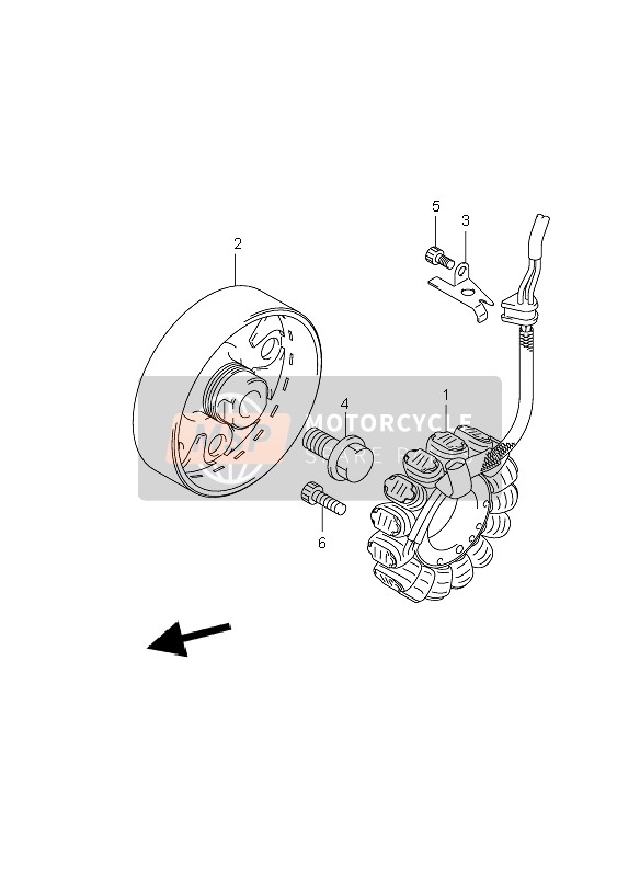 Suzuki GSX-R1000 2008 GENERATOR für ein 2008 Suzuki GSX-R1000