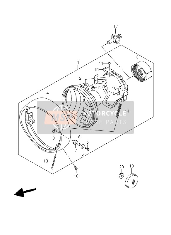 Headlamp Assembly (E24)