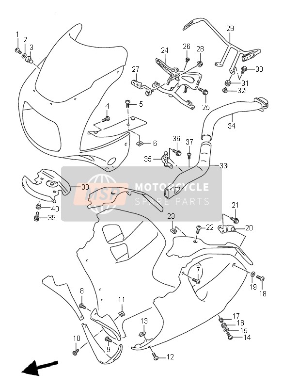 Cowling Body Installation Parts