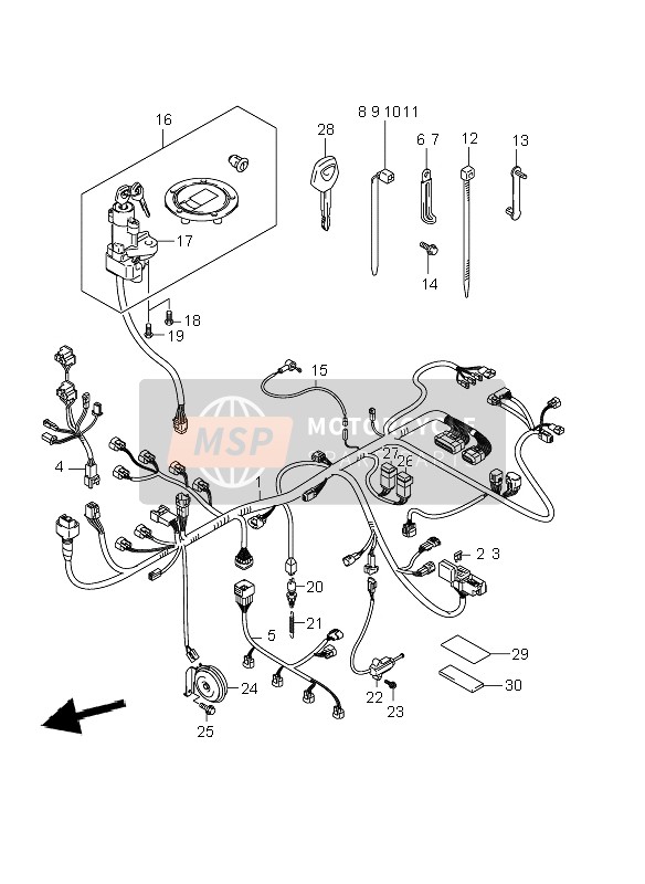 Wiring Harness (GSF1250S)