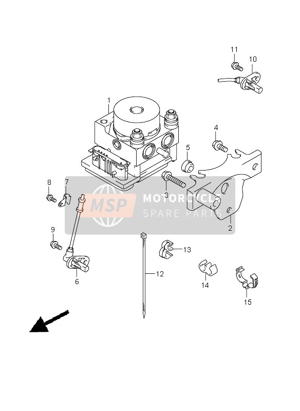 Hydraulische eenheid (GSX1300BKA-AUF)