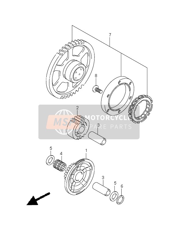 Suzuki GSX-R750 2009 Inicio Embrague para un 2009 Suzuki GSX-R750