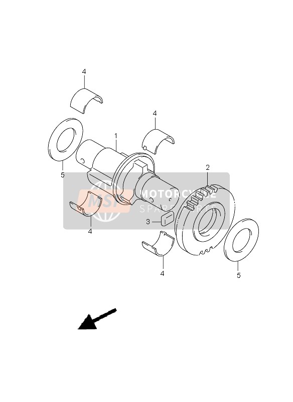 Suzuki GSX-R750 2009 Crank Balancer for a 2009 Suzuki GSX-R750