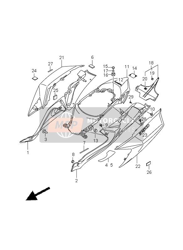 6813138H01GUB, Emblem,Frame Co, Suzuki, 0