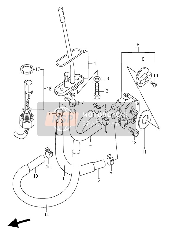 Suzuki RF600R 1996 Robinet de carburant pour un 1996 Suzuki RF600R