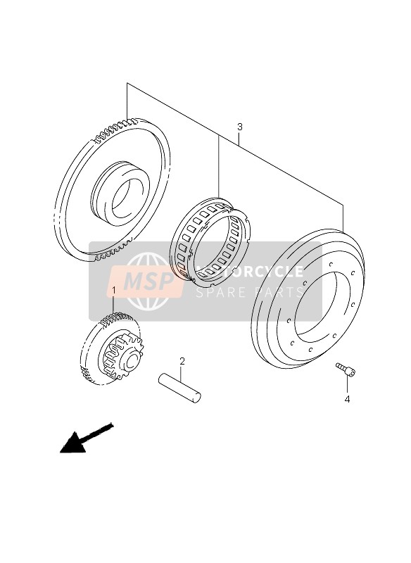 Suzuki SV650(N)(S)(NA)(SA) 2009 Inicio Embrague para un 2009 Suzuki SV650(N)(S)(NA)(SA)