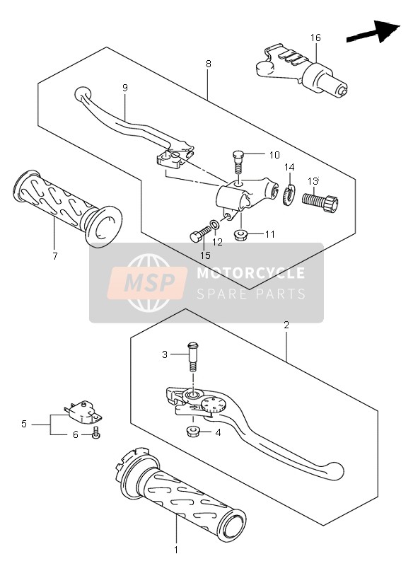 Suzuki SV650(N)(S) 1999 Spare Parts - MSP