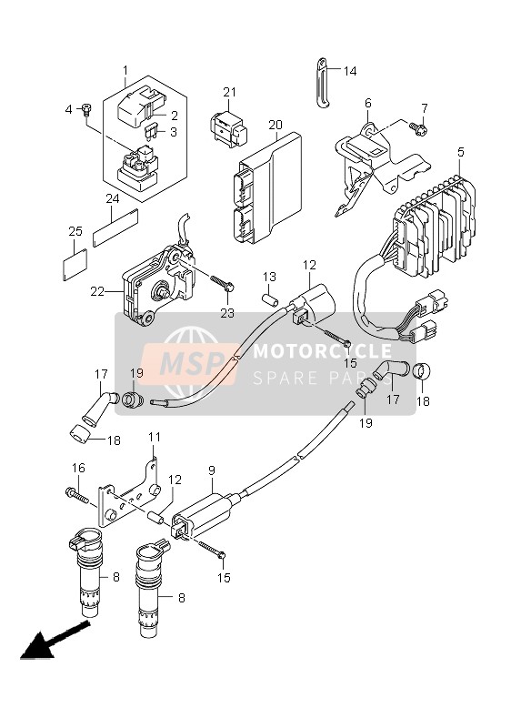 Suzuki C1800R (VLR1800) 2009 Electrical for a 2009 Suzuki C1800R (VLR1800)