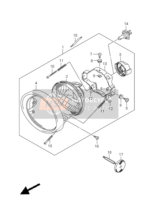 Headlamp Assembly (E24)