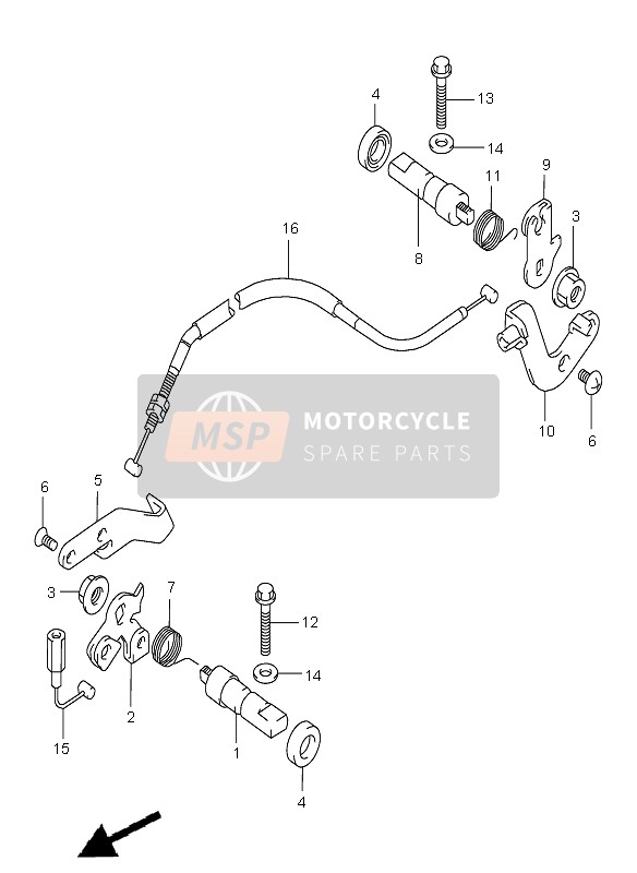 Suzuki C1500 (VL1500) 2009 ZERSETZUNGSWELLE für ein 2009 Suzuki C1500 (VL1500)