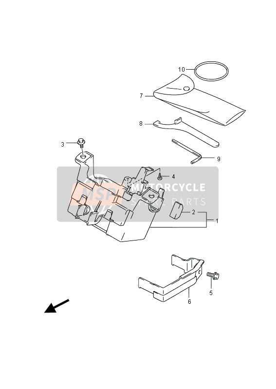 Suzuki GSF650(S)(A)(SA) BANDIT 2012 Manual Box (GSF650SU) for a 2012 Suzuki GSF650(S)(A)(SA) BANDIT