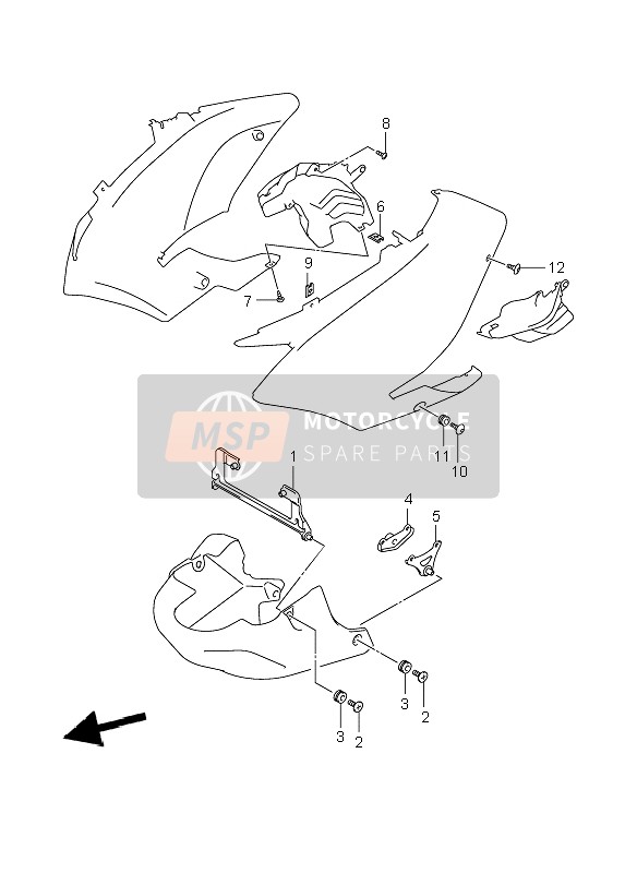 Side Cowling Installation Parts