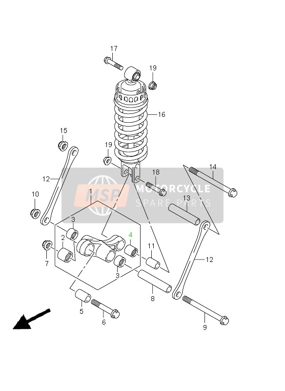 Rear Cushion Lever