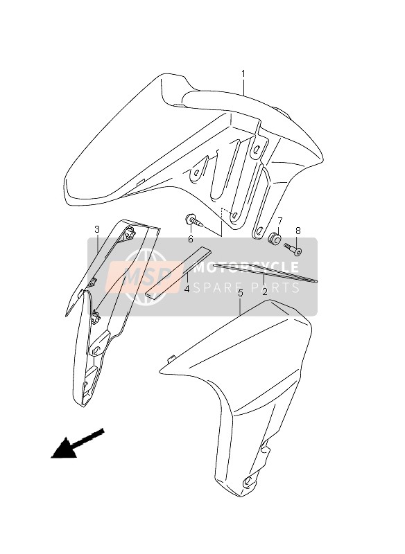 Front Fender (Without ABS)