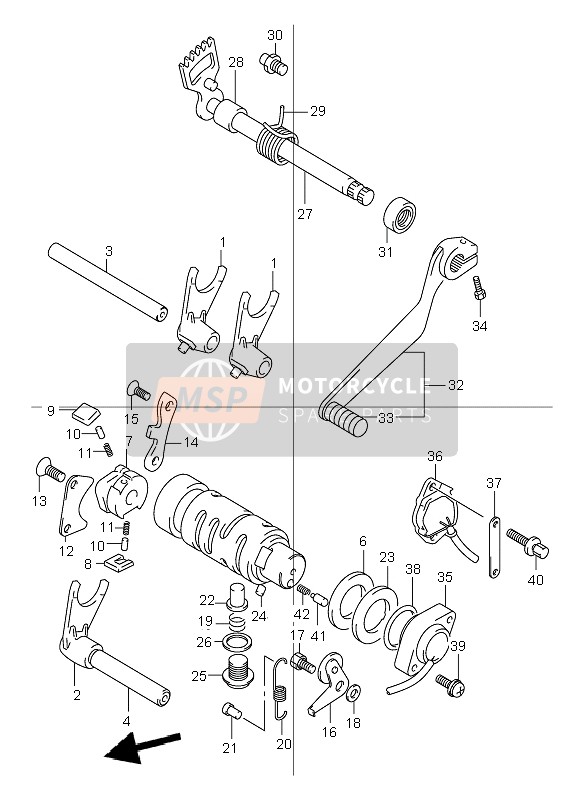 2560005330, Pedaalset,Versn, Suzuki, 1