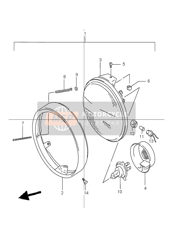 0947112063LCP, Bulb, 12V 4W, Suzuki, 2