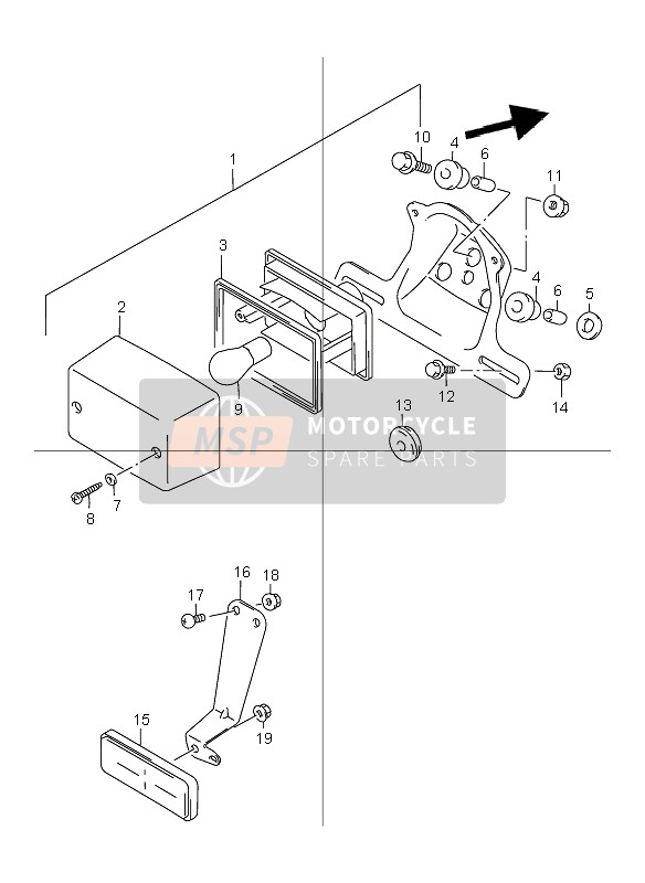 3597425D00, Bracket, Suzuki, 0