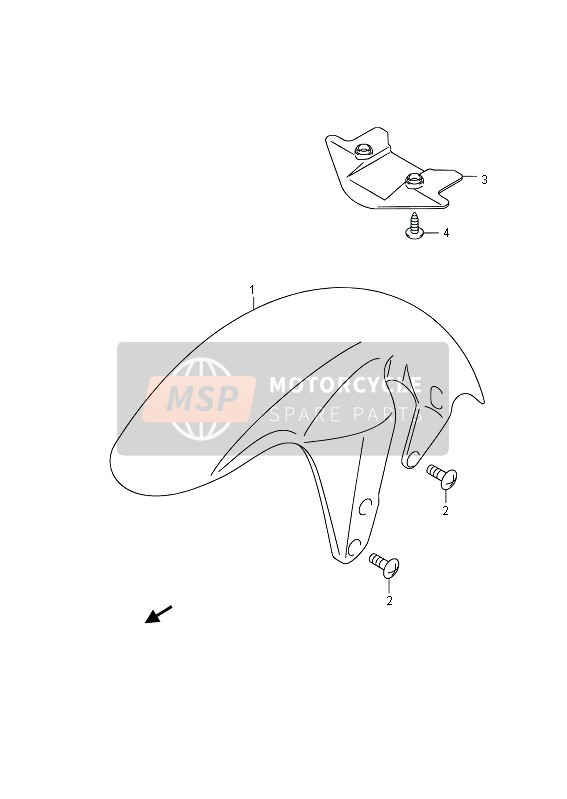 5311148G00YVZ, Schutzblech, Suzuki, 0