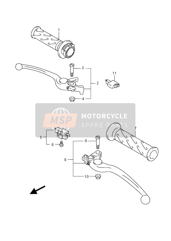 Handvat Hendel (GSF650)