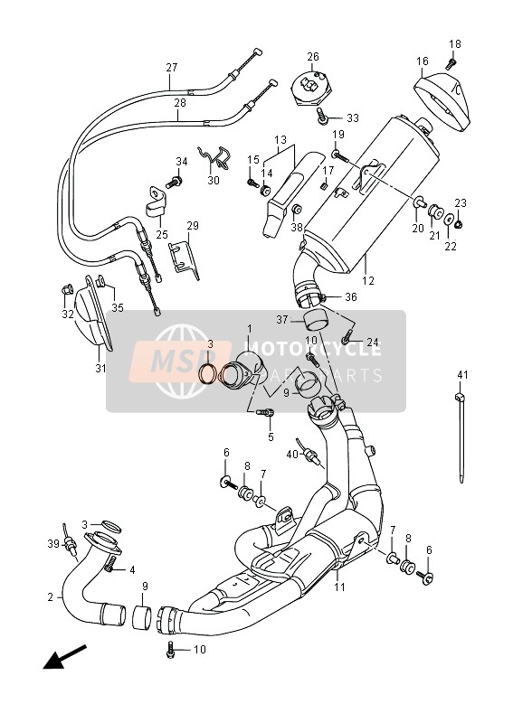 1431031J02H01, Muffler Assy, Suzuki, 0