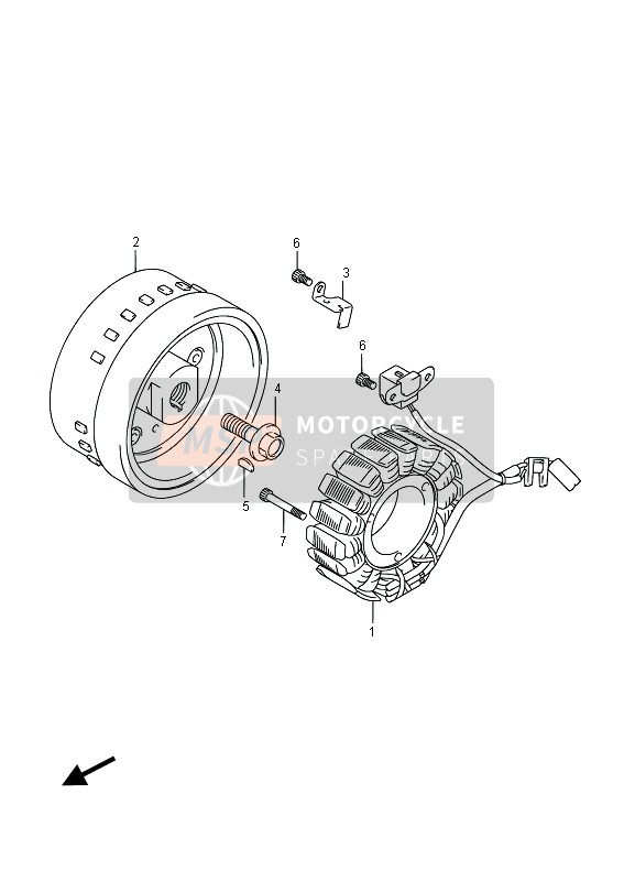 3210131J00, Stator Assy, Suzuki, 0