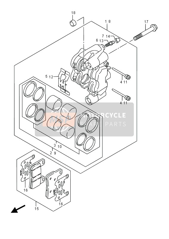 5910031J00999, Caliper Assy,Fr Rh, Suzuki, 0