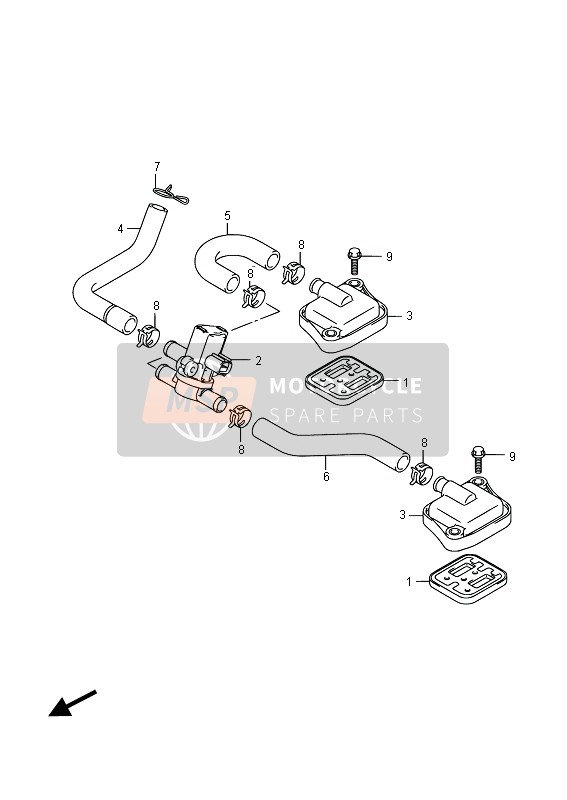 Suzuki GSR750Z(A) 2015 2nd Air for a 2015 Suzuki GSR750Z(A)