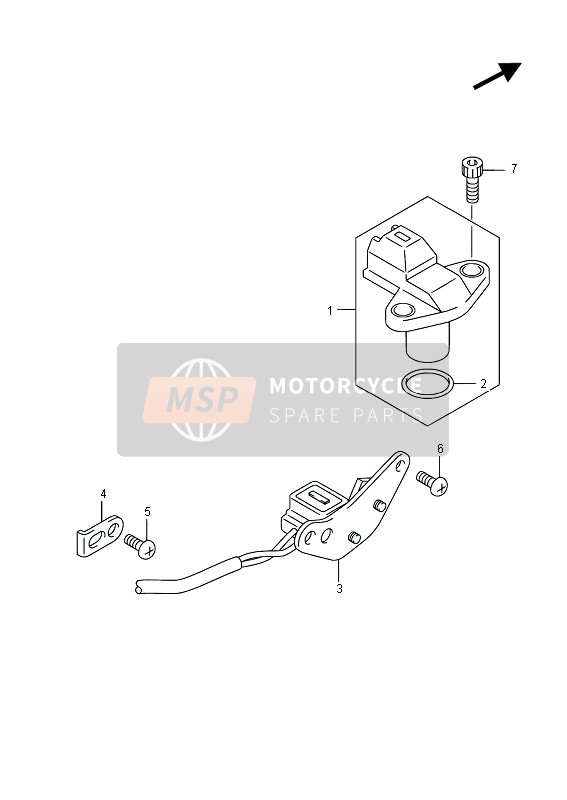 Suzuki GSR750Z(A) 2015 SIGNALGEBER für ein 2015 Suzuki GSR750Z(A)