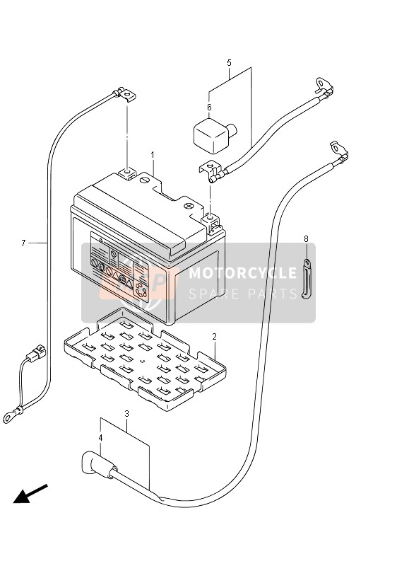 Suzuki GSX-R1000 2015 Battery for a 2015 Suzuki GSX-R1000