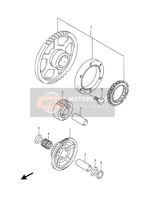 Suzuki GSX-R600 2015 Entrée Embrayage pour un 2015 Suzuki GSX-R600