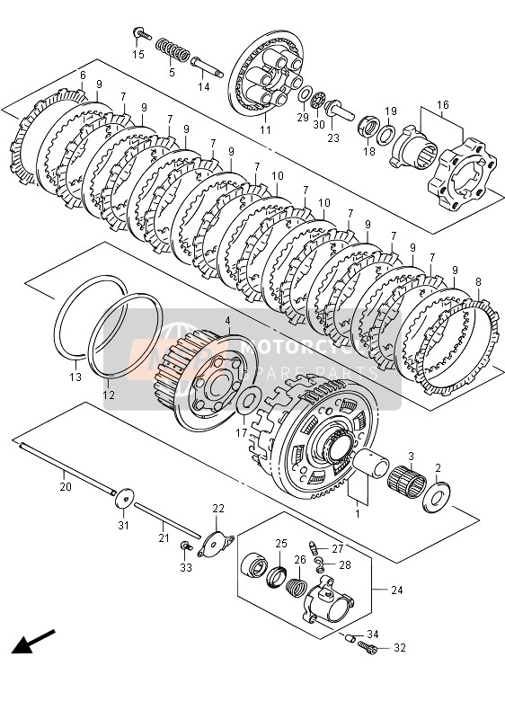 2316015H11, Cylinder, Clutch Release, Suzuki, 0