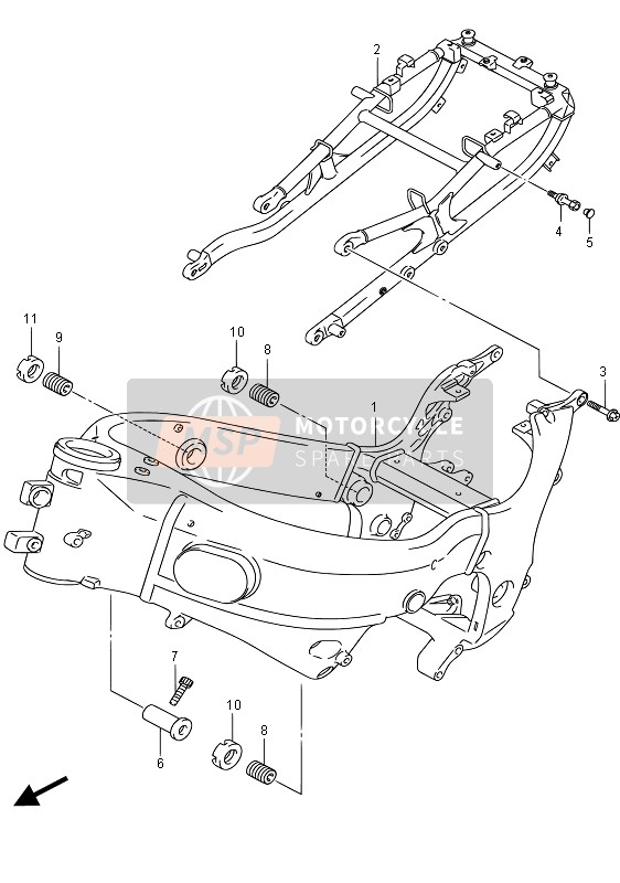 4120015H12, Rail, Seat, Suzuki, 0